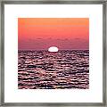 Sun Going Down Framed Print