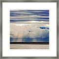 Sun Over The Clouds Framed Print