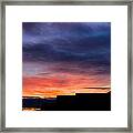 Sun Set Evening Framed Print