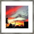 Sun Sets On Aggies Framed Print