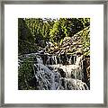Sunbeam Creek Falls Framed Print