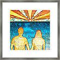 Sunburst In Love Framed Print