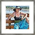 Sunday Lakeside Framed Print