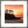 Sundown At Schooner Cove Framed Print