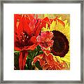 Sunflower Bouquet Framed Print