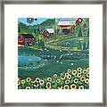 Sunflower Farm Framed Print