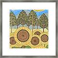 Sunflower Sunshine Framed Print