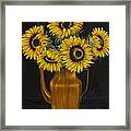 Sunflower Tea Framed Print