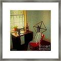 Sunny Sewing Room Framed Print