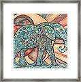 Sunphant Sun Elephant Framed Print