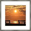 Sunrise At Asbury Park Framed Print