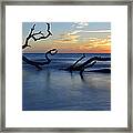 Sunrise At Driftwood Beach 7.3 Framed Print