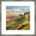 Sunrise At Quiraing, Isle Of Skye Framed Print