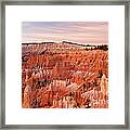 Sunrise At Sunset Point Bryce Canyon National Park Framed Print
