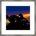 Sunrise Barefoot Mailman Park Framed Print