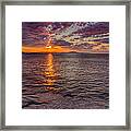 Sunrise Drama Acadia National Park Framed Print