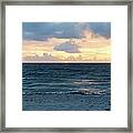 Sunrise In Deerfield Beach Framed Print