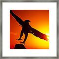 Sunrise Liftoff Golden Eagle Threatened Species Framed Print