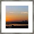 Sunrise On The Mumbles Framed Print