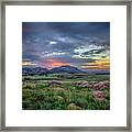 Sunrise Over Mt. Scott, Oklahoma, Usa Framed Print