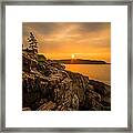 Sunrise Over Otter Cove Framed Print