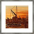 Sunrise Over St Marys Church Rotherhithe London Framed Print