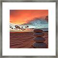Sunrise Zen Framed Print