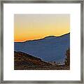 Sunset - Death Valley Framed Print
