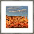 Sunset At Ghost Ranch Framed Print