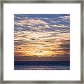 Sunset At Hanalei Bay Framed Print