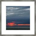Sunset At Hurricane Point Framed Print