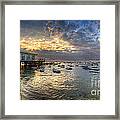 Sunset At Poole Framed Print