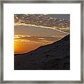 Sunset Audience Framed Print