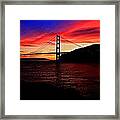Sunset By The Bay Framed Print