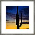 Sunset By The Light Of The Moon Framed Print