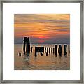 Sunset Cape Charles Framed Print
