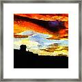 Sunset Colours Framed Print