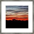 Sunset Dam Framed Print
