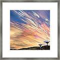 Sunset From Another Planet Framed Print
