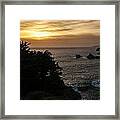 Sunset From Julia Pfeiffer Burns State Park Framed Print