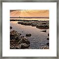 Sunset In Acre Framed Print