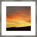 Sunset In Andalucia Framed Print