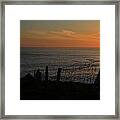 Sunset In Dunquin Framed Print