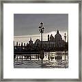 Sunset In Venice Framed Print