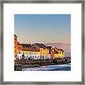 Sunset On A Beautiful Winter Day In Galway Ireland Framed Print
