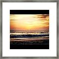 Sunset On Blacks Beach In La Jolla Framed Print