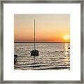 Sunset On Lbi Framed Print