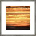 Sunset On Newquay Bay Framed Print