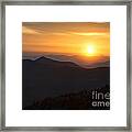 Sunset On The Parkway Framed Print