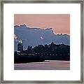 Sunset Over Cincinnati Framed Print
